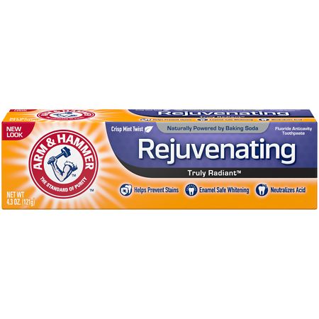 Truly Radiant by Arm & Hammer Rejuvenating Toothpaste Fresh Mint Twist