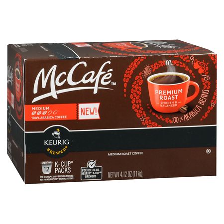 McCafe Premium Roast Coffee, Single Serve  K-Cup Pods Premium Roast