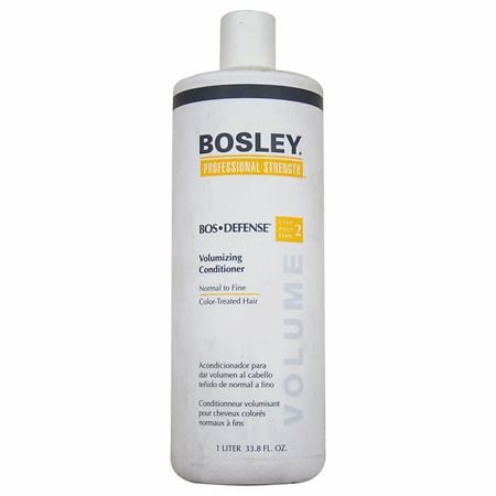 Bosley Professional Strength Bos-Defense Volumizing Conditioner, Normal To Fine Color-Treated Hair
