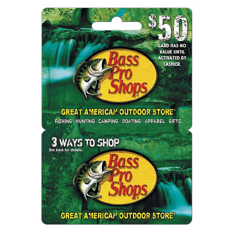 10% Off Bass Pro Shops or Cabela's Special Holiday Gift Cards