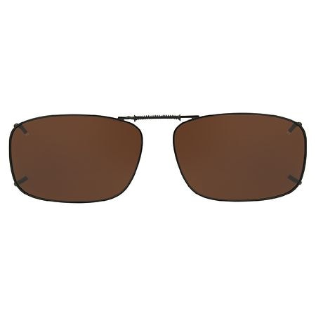 Foster Grant Solar Shield Clip Ons Sunglasses Black