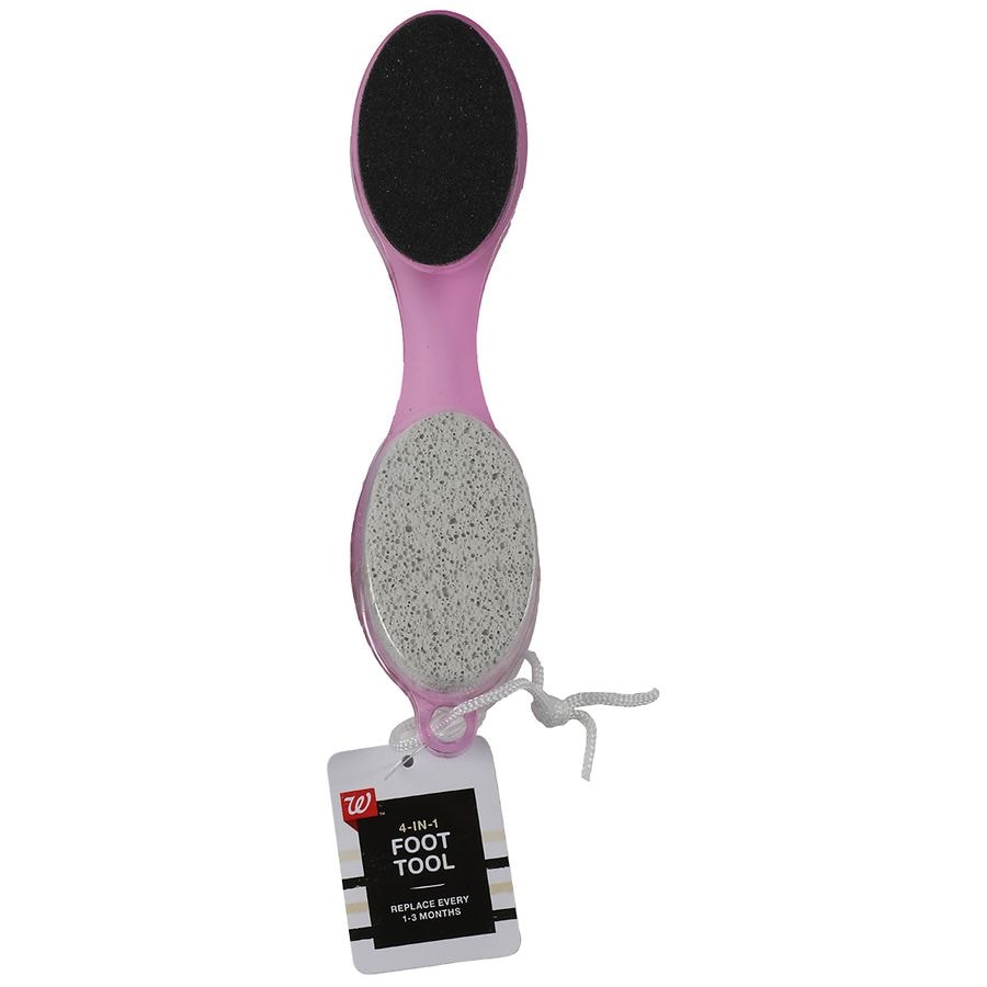 Equate Beauty 4-in-1 Foot Wand, Exfoliating Foot Brush, for