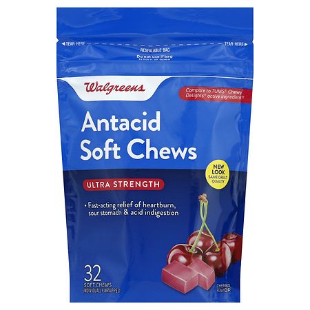 Walgreens Antacid Soft Chews Cherry