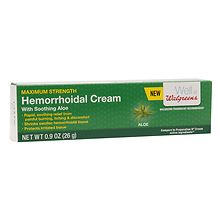 Shop Maximum Strength Hemorrhoidal Cream and read reviews at Walgreens. View the latest deals on Walgreens Laxatives.