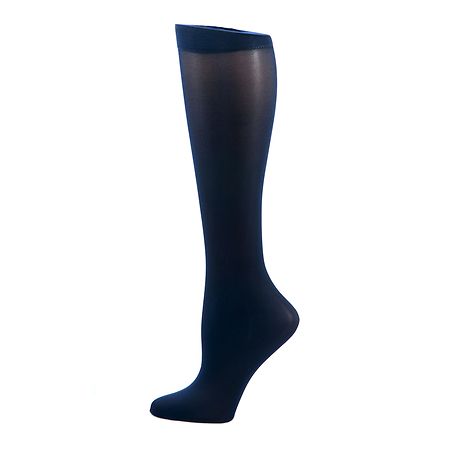 Celeste Stein 8-15mmHg Solid Therapeutic Compression Socks Navy