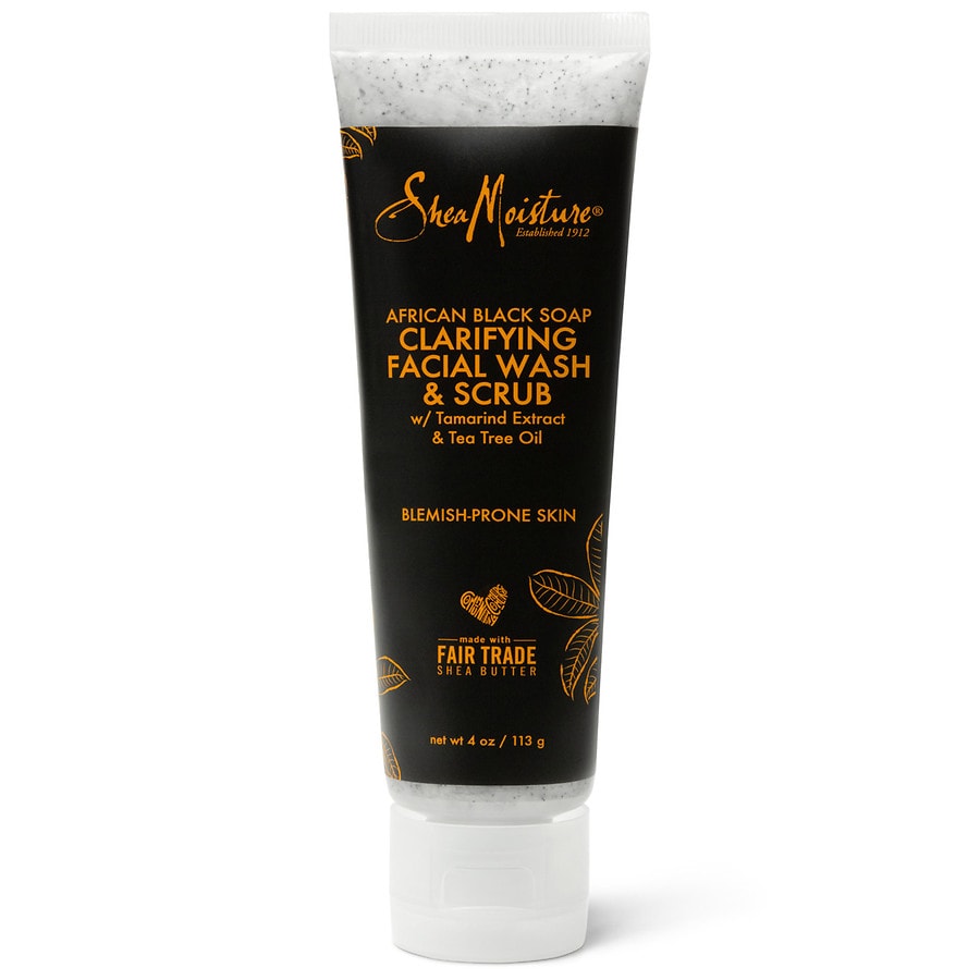 SheaMoisture African Black Soap Facial Wash and Scrub Walgreens image