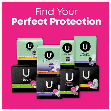 U by Kotex Clean & Secure Ultra Thin Pads Unscented, Regular