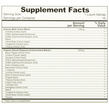 Extenze Extended Release Male Enhancement Supplement