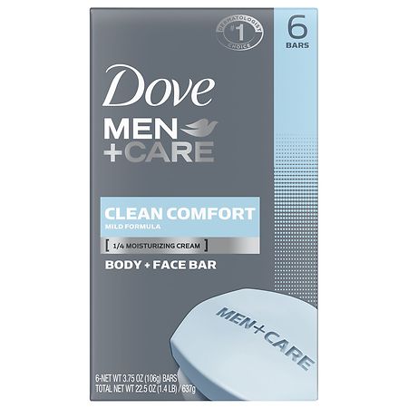 Dove Men+Care Body Soap and Face Bar Clean Comfort
