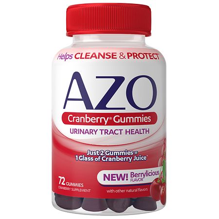 AZO Cranberry Urinary Tract Health, Dietary Supplement, Gummies Mixed Berry
