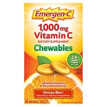 Emergen-C Immune Support Chewable Tablet With 1000 Mg Vitamin C & B ...