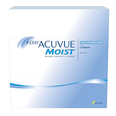 1-Day Acuvue Moist For Astigmatism, 90 pack