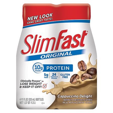 SlimFast Ready to Drink Meal Replacement Shake Cappuccino Delight