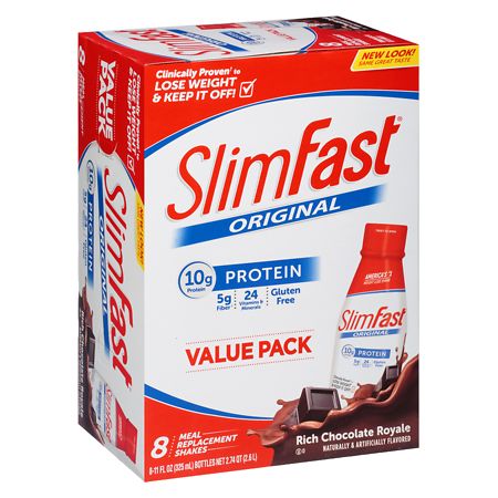 UPC 008346780075 product image for SlimFast Ready to Drink Rich Chocolate Royale - 11.0 oz x 8 pack | upcitemdb.com