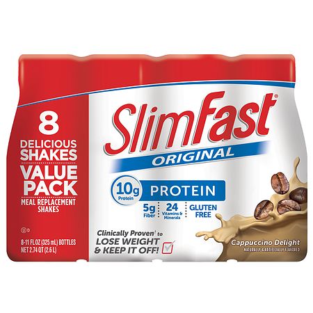 SlimFast Ready to Drink Meal Replacement Shake Cappuccino Delight