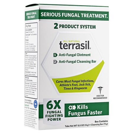 Terrasil Anti-Fungal Ointment Plus Medicated Cleansing Bar