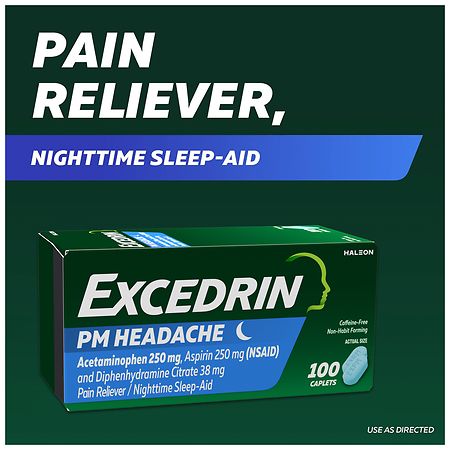Excedrin - Excedrin, PM - Pain Reliever/Nighttime Sleep Aid, Express Gels  (20 count), Shop