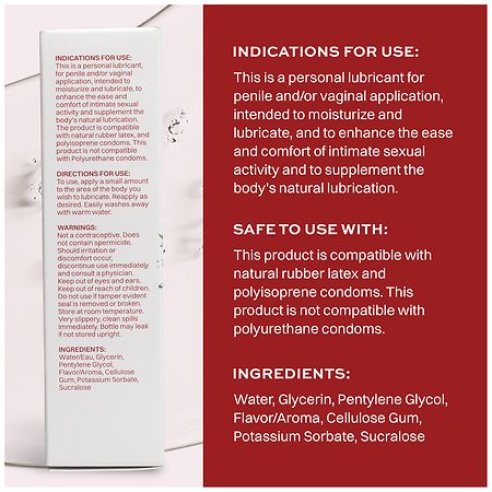Wet Platinum Water Based Lube Strawberry, Sultry Strawberry | Walgreens