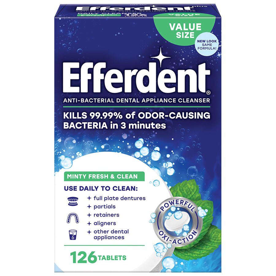 Efferdent Denture Cleanser