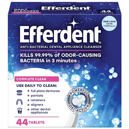 Efferdent Anti-Bacterial Denture Cleanser Mint