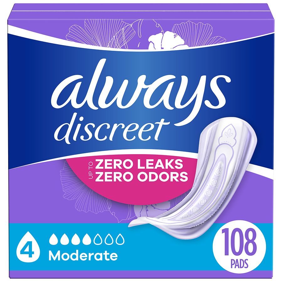 TENA Discreet Normal  Discreet & secure incontinence pads for women