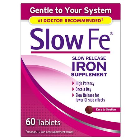 Slow Fe Iron Supplement For Iron Deficiency