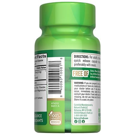 Nature's Truth Tart Cherry Capsules - Main Image