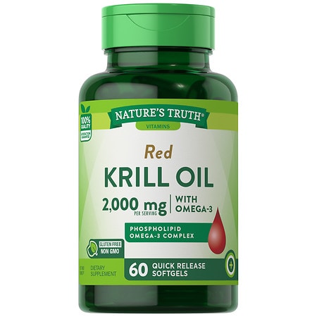 Nature's Truth Red Krill Oil 2,000 mg with Omega-3