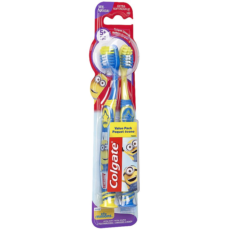 Photo 1 of 2 PACK OF 2 COUNT Minions Toothbrush