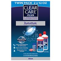 2-Pack Clear Care Plus Cleaning & Disinfecting Solution 12oz Deals