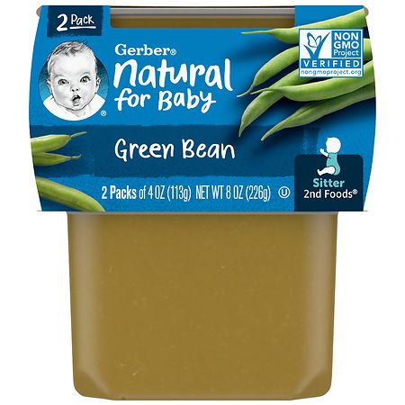 Gerber 2nd Foods Baby Food Puree Clean Label Project Green Bean