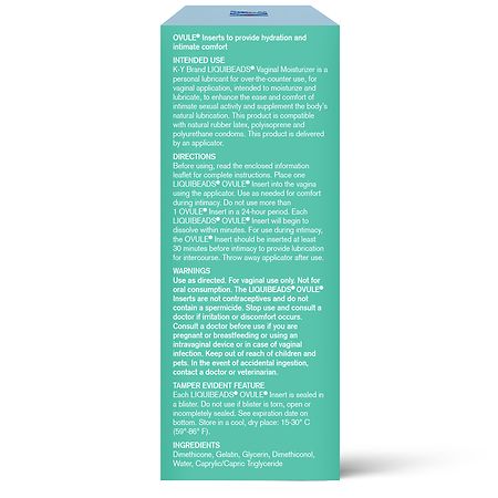 K-Y Liquibeads Vaginal Moisturizer | Walgreens K-Y Liquibeads Vaginal Moisturizer | Walgreens