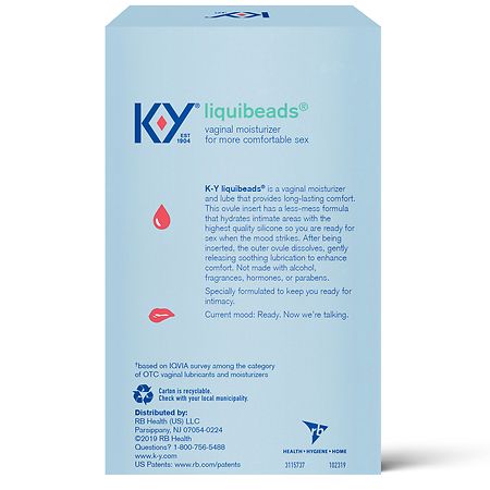 K-Y Liquibeads Vaginal Moisturizer | Walgreens