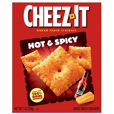 Cheez-It Cheese Crackers Hot & Spicy | Walgreens