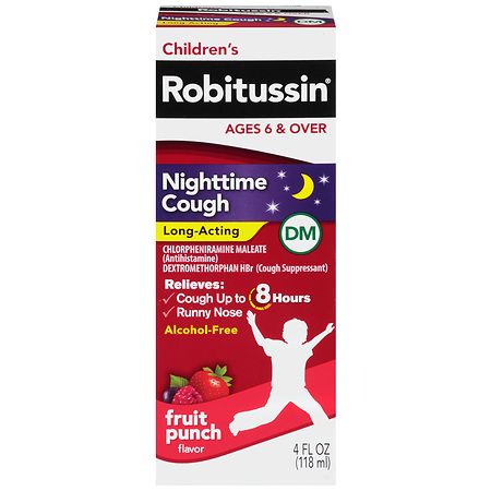 Children's Robitussin Cough Medicine Fruit Punch