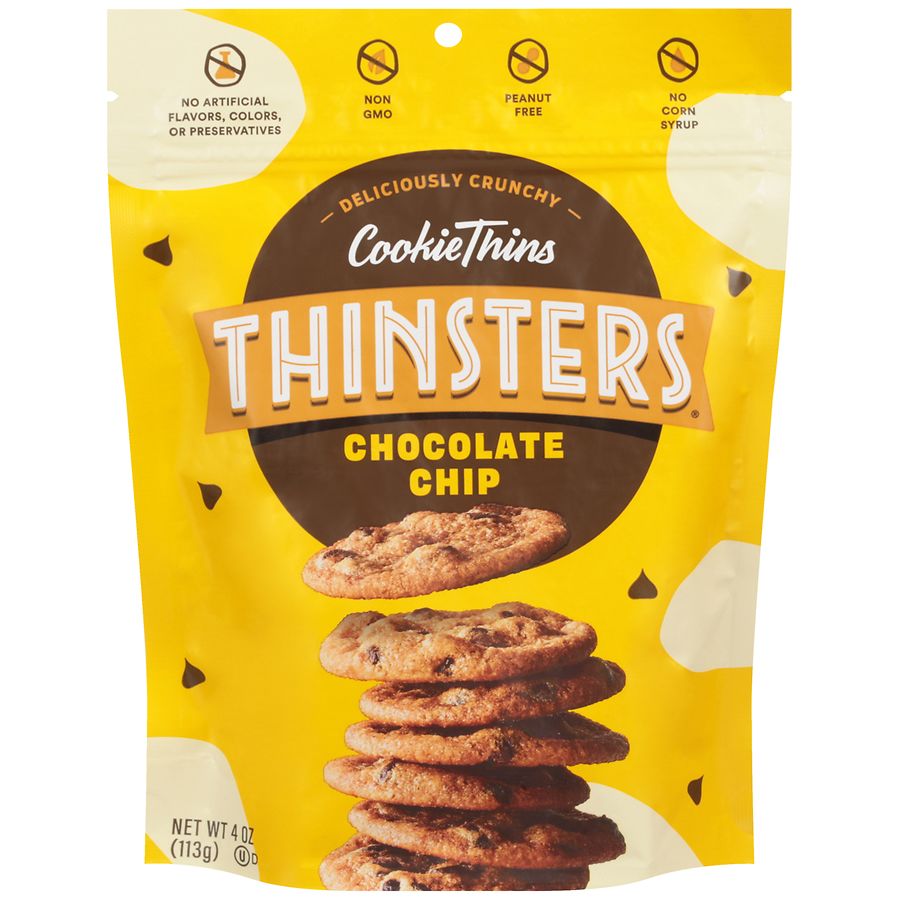 Thinsters Cookie Thins Chocolate Chip Walgreens