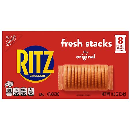 リッツ・ハルページ Ritz Fresh Stacks Original Crackers, Travel Snacks, Multi Snack