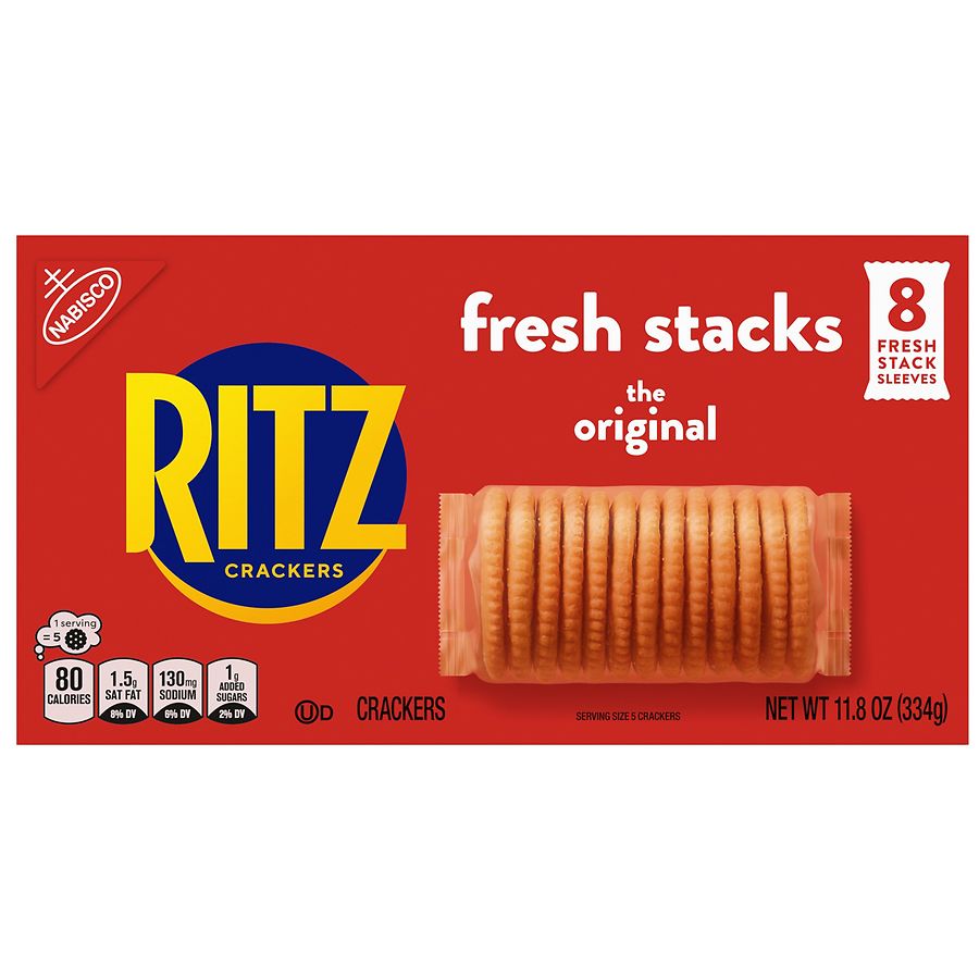 Ritz Fresh Stacks Original Crackers, Travel Snacks, Multi Snack