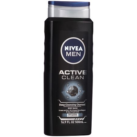 attent Vertrek huiselijk Nivea Men DEEP Active Clean Charcoal Body Wash | Walgreens