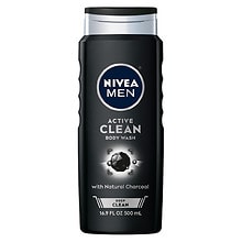 Nivea Men Active Clean Charcoal Body Wash | Walgreens