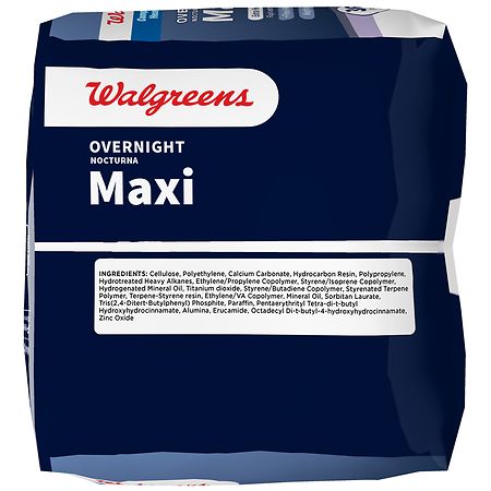 Walgreens Maxi Pads With Flexi-Wings Unscented, Size 5 (ct 36)