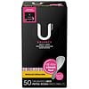 U by Kotex Balance Thin Wrapped Liners Unscented, Regular (50 ct)-1