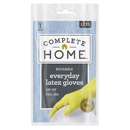 Nice! Household Latex Gloves LG/ XL Yellow