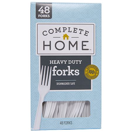 Complete Home Heavy Duty Forks White
