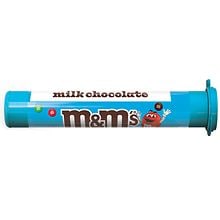M&M'S Holiday Minis Milk Chocolate Christmas Candy Mega Tube, 1.77