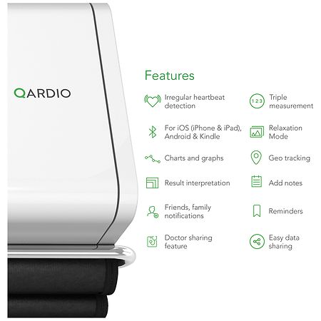 Best Buy: Qardio Arm Wireless Smart Blood Pressure Monitor White