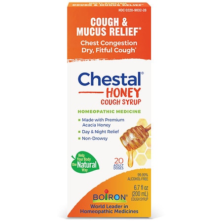 Boiron Chestal Honey Adult Cough Syrup Homeopathic Medicine