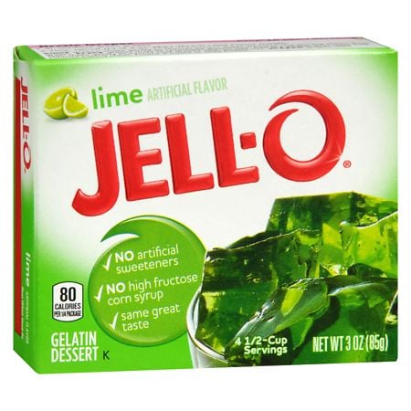 Jell-O Gelatin Dessert Lime Lime