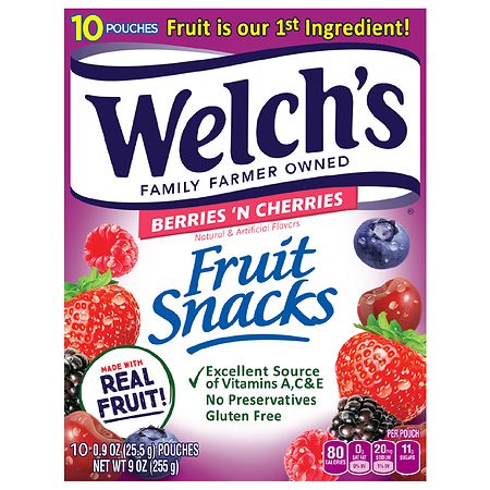 Welch's Fruit Snacks Berries n Cherries