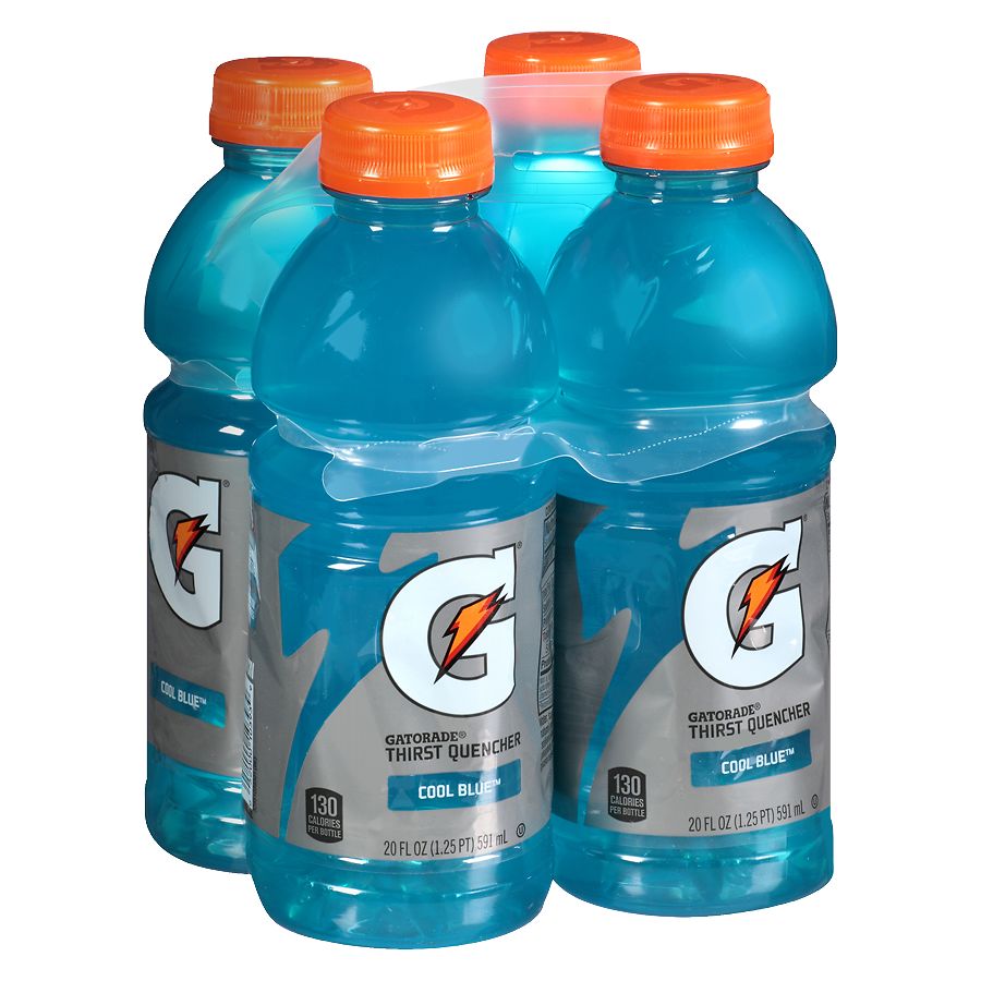 Gatorade Thirst Quencher Cool Blue Electrolyte Enhanced Sports